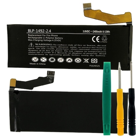 Amazon Fire 3.8V 2400 MAh Li-Poly Battery - 9.12 Watt